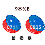 9本％Bさん